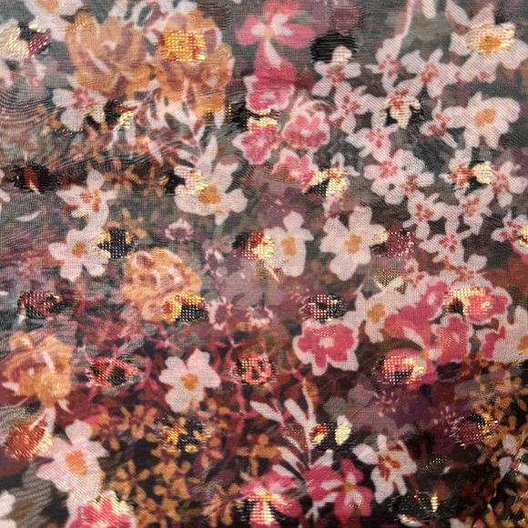 Koko + Mason Sheer Floral Maxi Dress Sz S - Picture 3 of 3